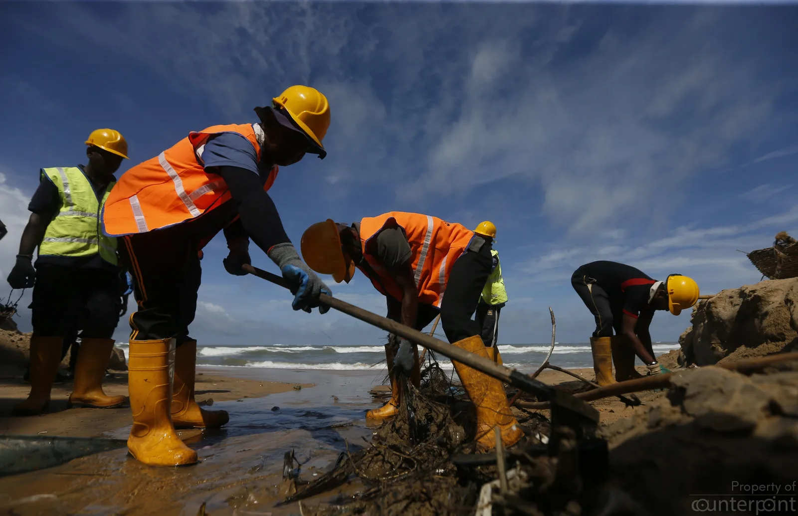 Keeping the coastal areas clean