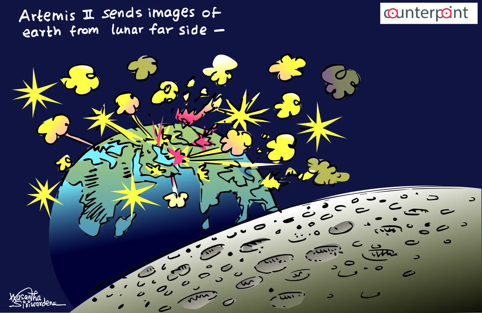 cartoon - Moon